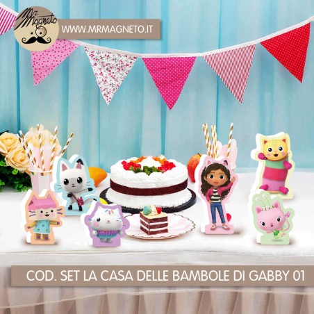 Set Sagome La casa delle bambole di Gabby 01