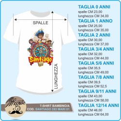 T-shirt  Santiago dei mari - 01 - personalizzata