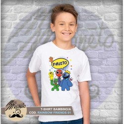 T-shirt  Rainbow Friends - 01 - personalizzata