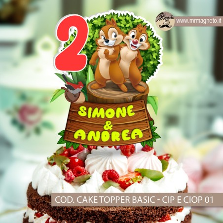 Cake Topper Basic - Cip e Ciop 01