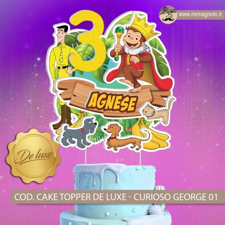 Cake Topper De Luxe - Curioso come George 01