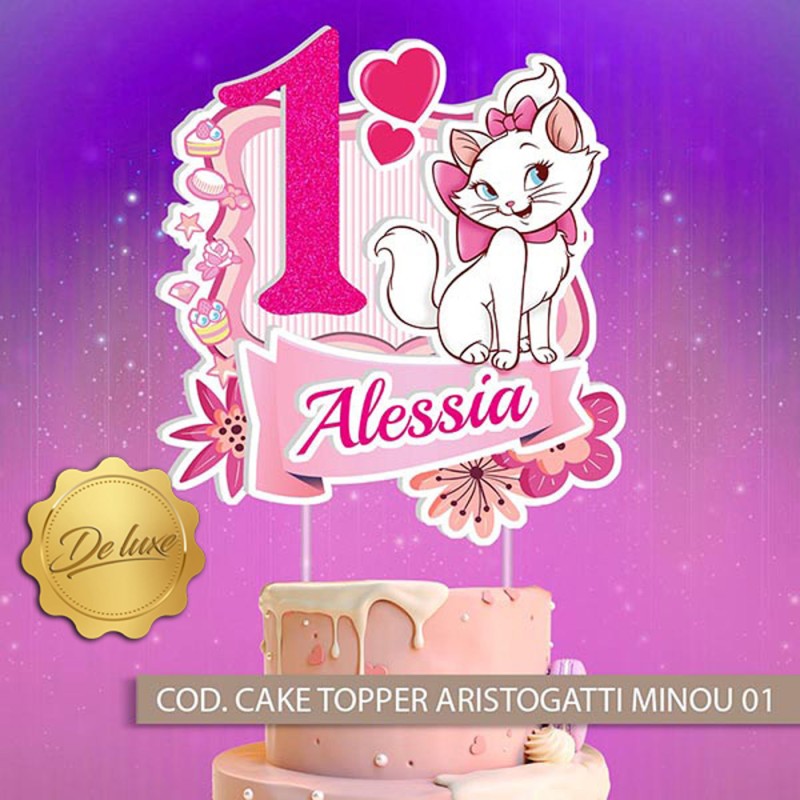 Cake Topper De Luxe - Aristogatti Minou 01