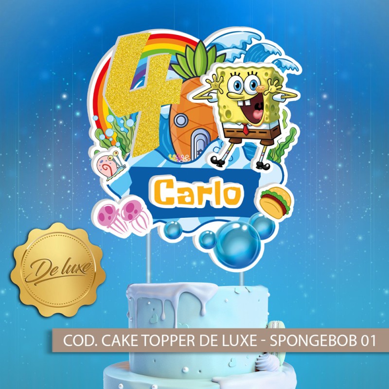 Cake Topper De Luxe - Spongebob 01