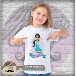 T-shirt Aladdin Jasmine - 01 - personalizzata