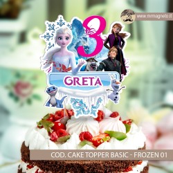 Cake Topper Basic - Frozen 01