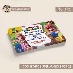 Inviti festa Super Mario Bros - 02
