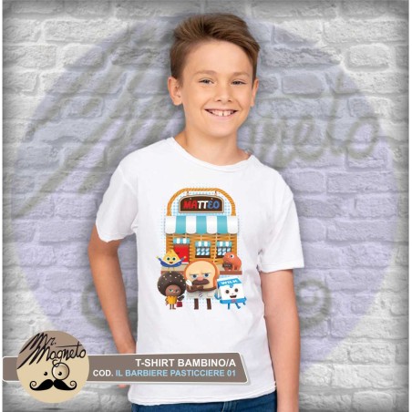 T-shirt il Barbiere Pasticciere - 01 - personalizzata