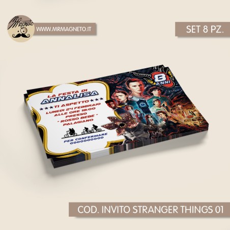 Inviti festa Stranger things - 01