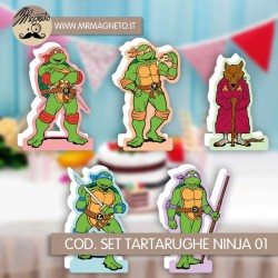 Set Sagome Tartarughe ninja 01