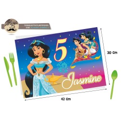 Tovaglietta Aladdin Jasmine - 01 - personalizzata
