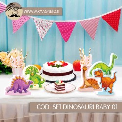 Set Sagome Dinosauri baby 01