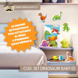 Set Sagome Dinosauri baby 01
