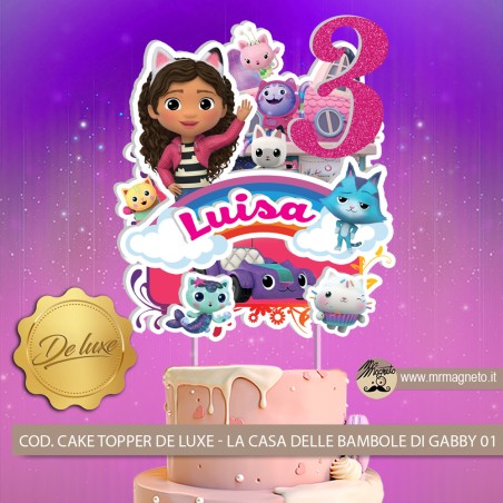 Cake Topper De Luxe - La casa delle bambole di Gabby 01