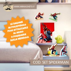 Set Sagome Spiderman Uomo Ragno 01