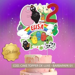 Cake Topper De Luxe - Barbapapà 01
