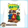 T-shirt  Alvin and the chipmunks - 03 - personalizzata