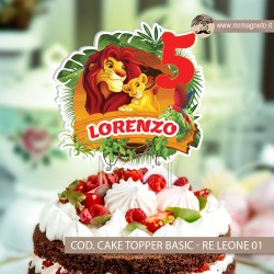 Cake Topper Basic - Re Leone 01