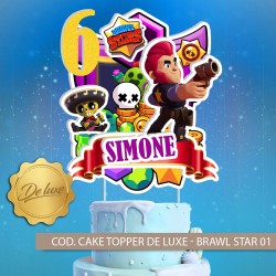 Cake Topper De Luxe - Brawl Stars 01