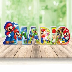 Nome Super Mario Bros in polistirolo stampato - 01