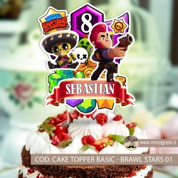 Cake Topper Basic - Brawl Stars 01