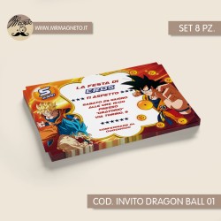 Inviti festa Dragon ball - 01