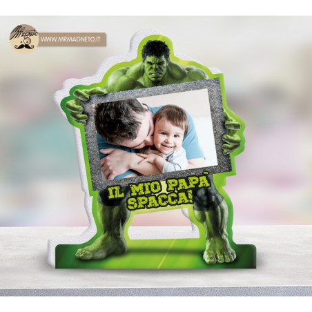 Cornice portafoto Hulk festa del papà 02