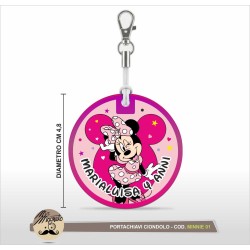 Portachiavi ciondolo Minnie 01