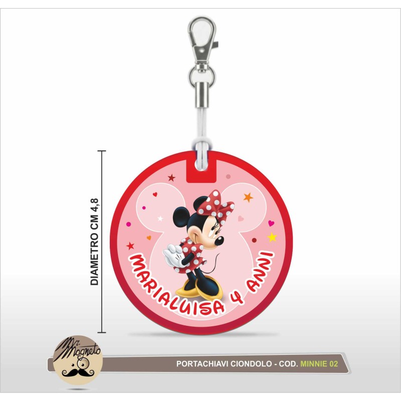 Portachiavi ciondolo Minnie 02