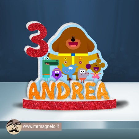 Sagoma Hey Duggee 01 con nome e numero