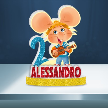 Sagoma Topo Gigio 01 con nome e numero