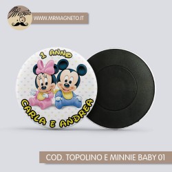 Calamita Topolino e Minnie baby 01