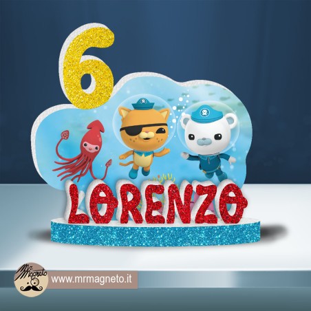 Sagoma Octonauts 01 con nome e numero