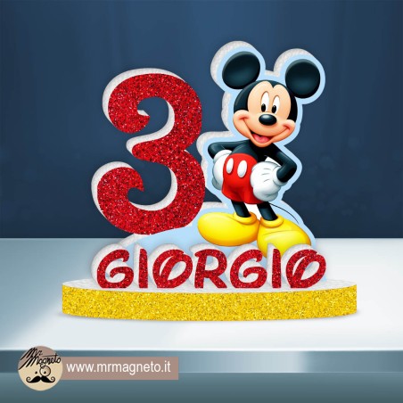 Sagoma Topolino 02 con nome e numero