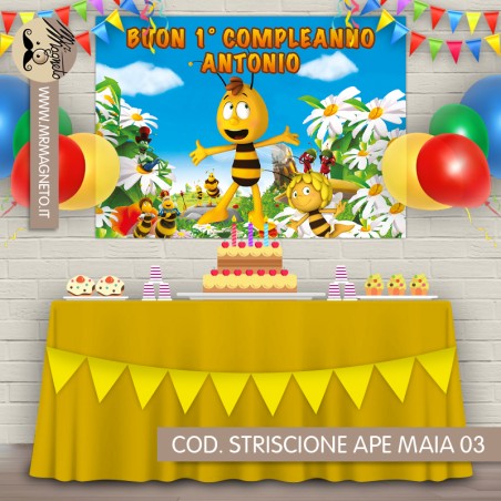 Striscione Ape Maia - 03 - carta cm 140x100 personalizzato