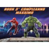 Striscione Hulk / Spiderman - 01 - carta cm 140x100 personalizzato
