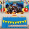 Striscione Avengers - 01 - carta cm 140x100 personalizzato