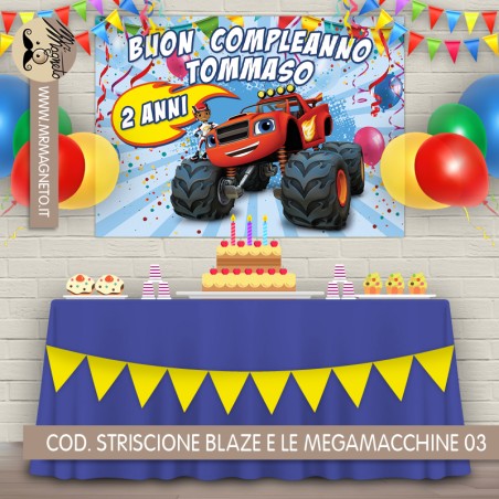 Striscione Blaze - 03 - carta cm 140x100 personalizzato