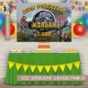 Striscione Jurassic Park - 01 - carta cm 140x100 personalizzato
