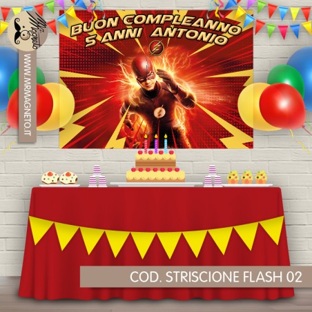 Striscione Flash - 02 - carta cm 140x100 personalizzato