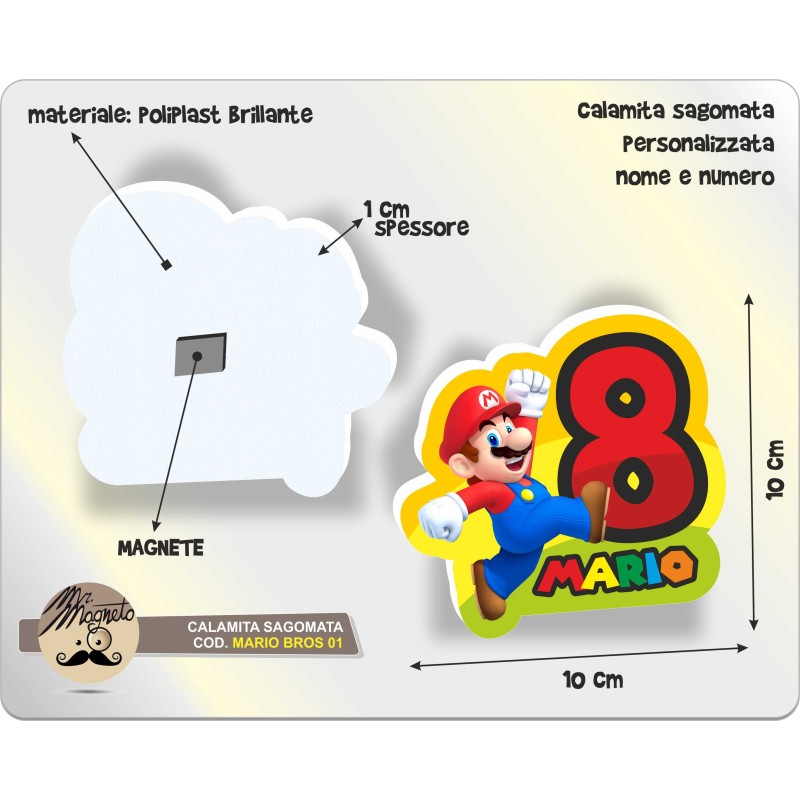 Calamita Sagomata Super Mario Bros 01