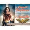 Striscione Wonder Woman - 02 - carta cm 140x100 personalizzato