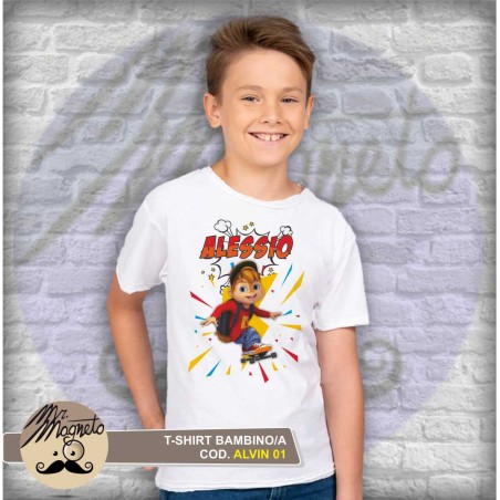 T-shirt  Alvin and the chipmunks - 01 - personalizzata