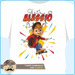 T-shirt  Alvin and the chipmunks - 01 - personalizzata