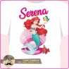 T-shirt  Ariel la Sirenetta - 01 - personalizzata