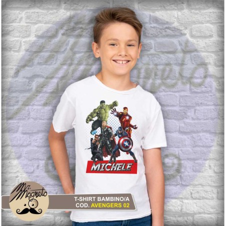 T-shirt  Avengers - 02 - personalizzata