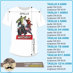 T-shirt  Avengers - 02 - personalizzata
