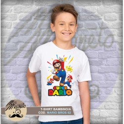 T-shirt Mario Bros - 02 - personalizzata