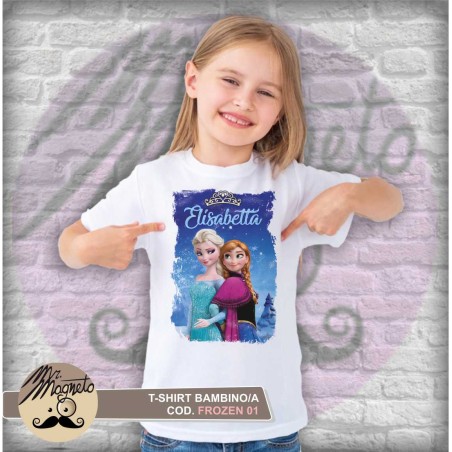 T-shirt Frozen - 01 - personalizzata