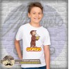 T-shirt Curioso come George - 01 - personalizzata