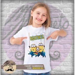 T-shirt Minions Cattivissimo me - 02 - personalizzata